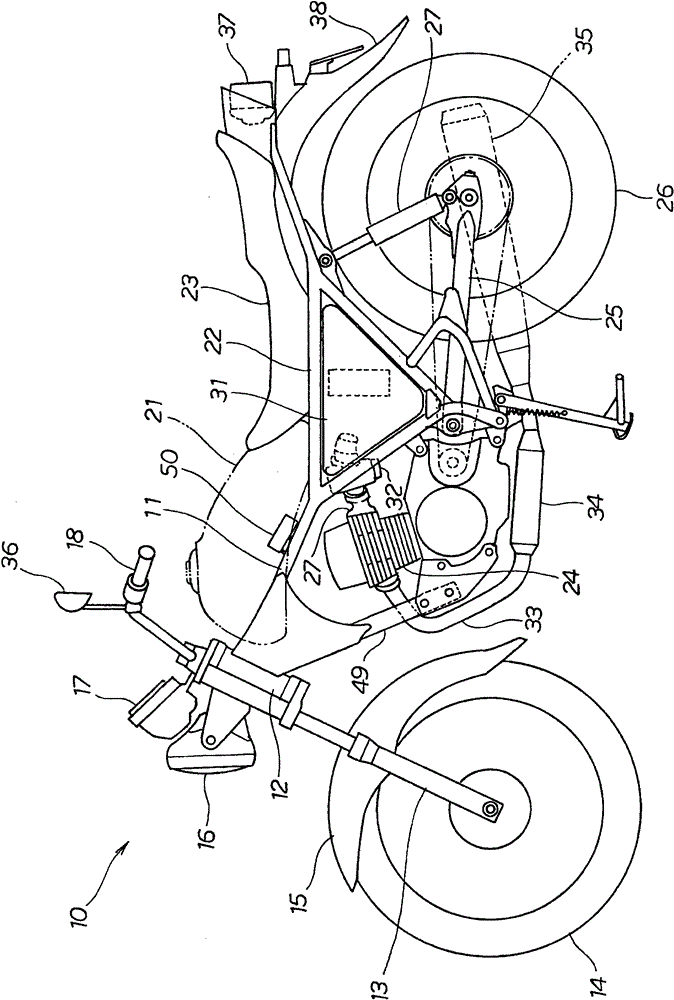 Electric apparatus unit of motor bicycle