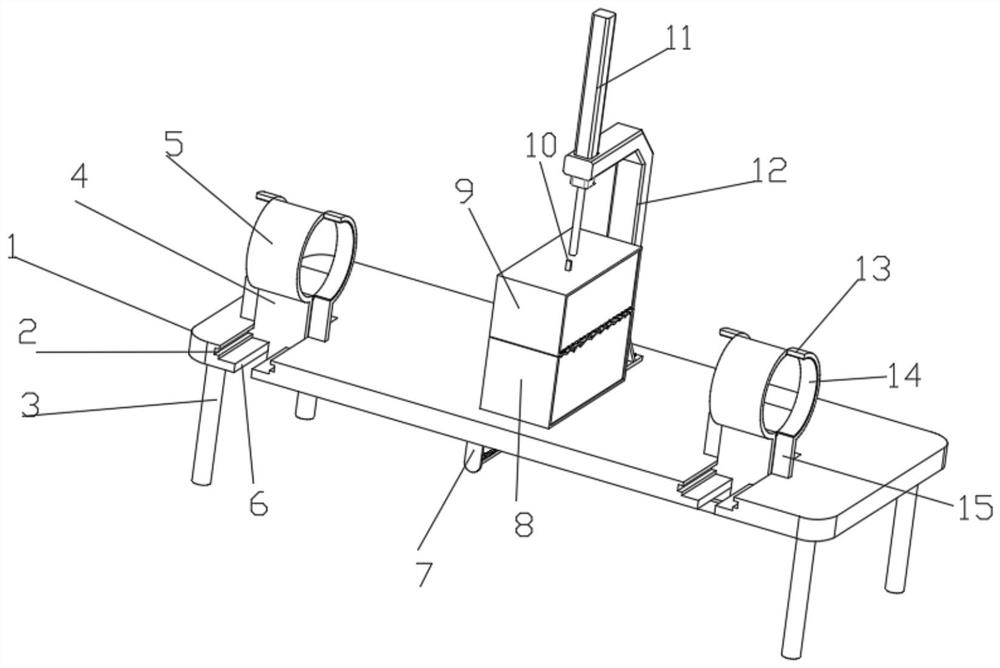 Machine element clamping equipment with cutting function