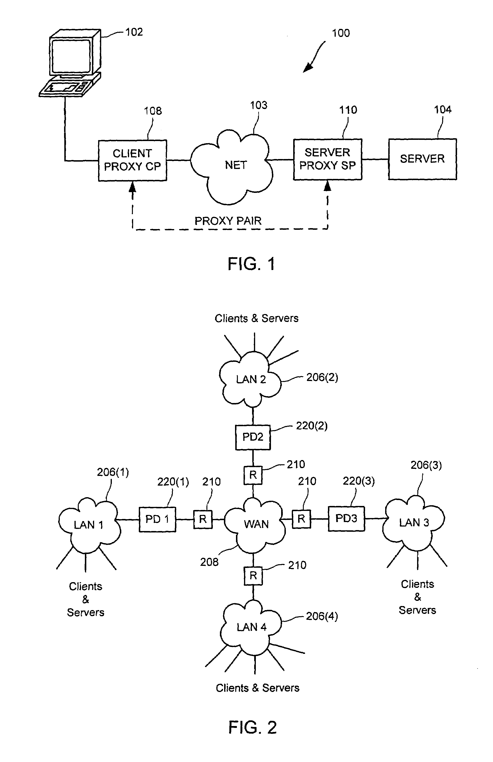 Cooperative proxy auto-discovery and connection interception