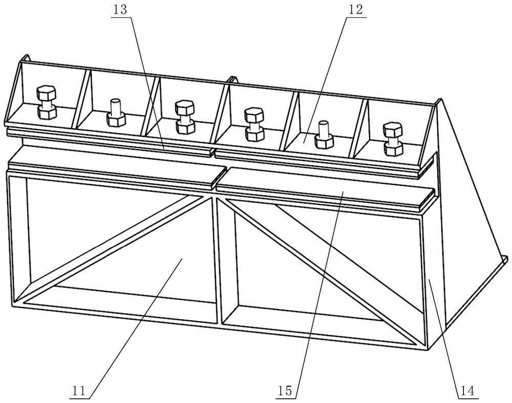 Train collision test waveform simulation system