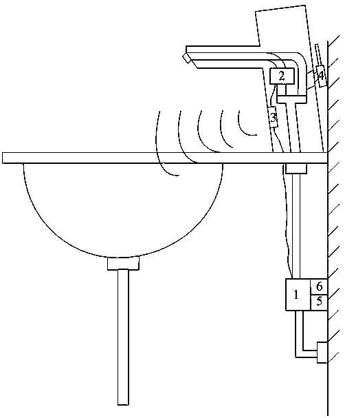 Intelligent faucet capable of achieving water-flow energy storage