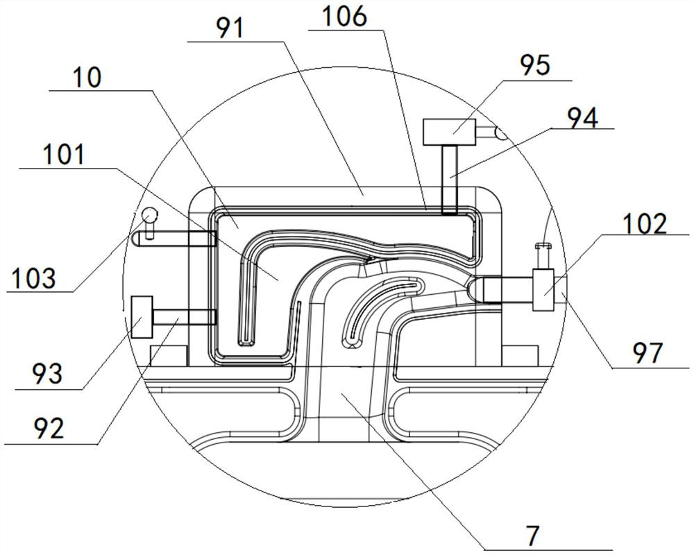 Dicyclopentadiene forming equipment and joint control system thereof