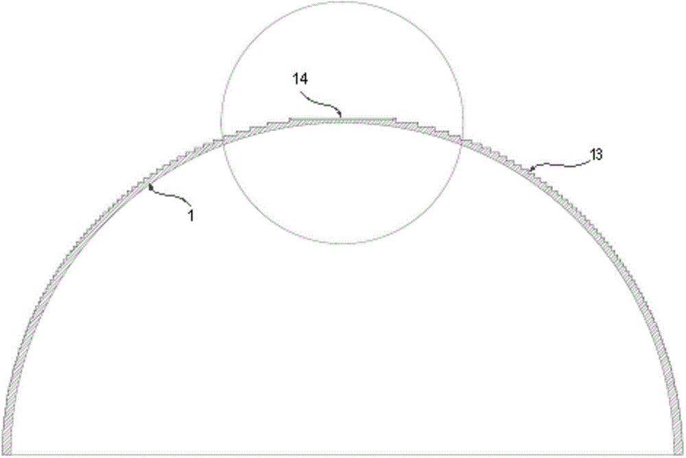 Passive containment cooling system keeping dynamic circulation of cooling water