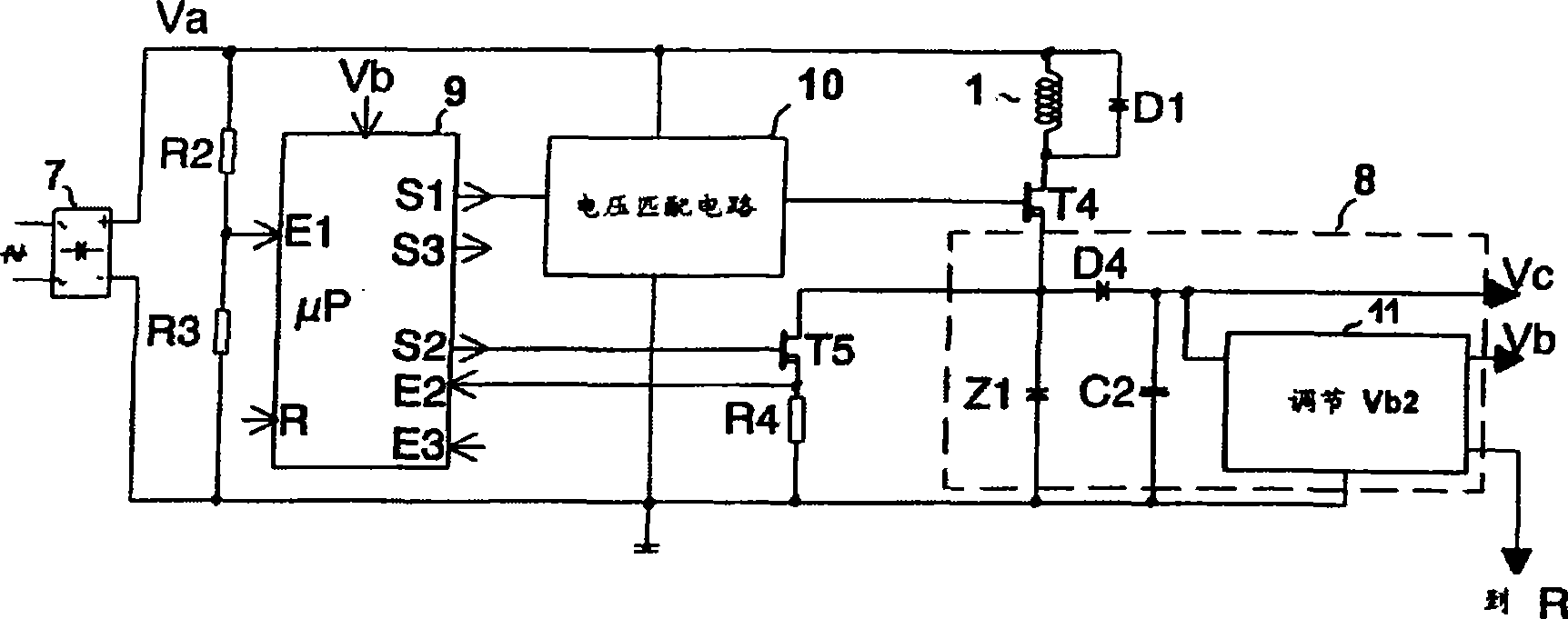 Control circuit for electromagnet of low-tension switch electric appliance