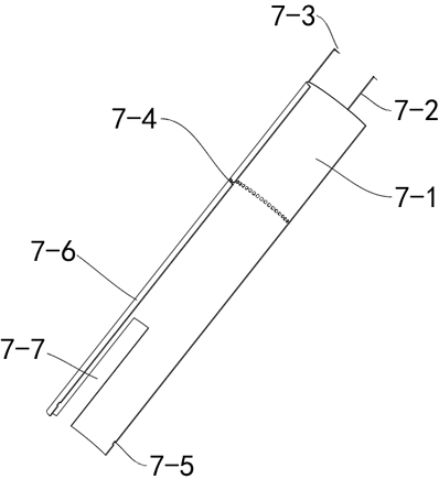 Disposable underwater temperature-salinity-depth measuring device carried on underwater vehicle