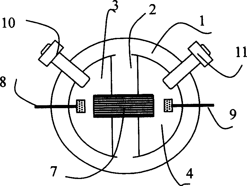 Closed electroosmosis drive method and electroosmosis drum