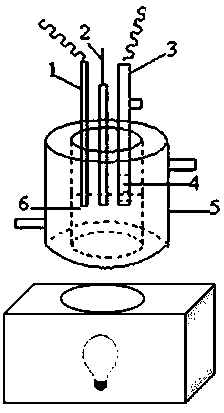 A method and detection device for rapidly detecting acetochlor residues in soil