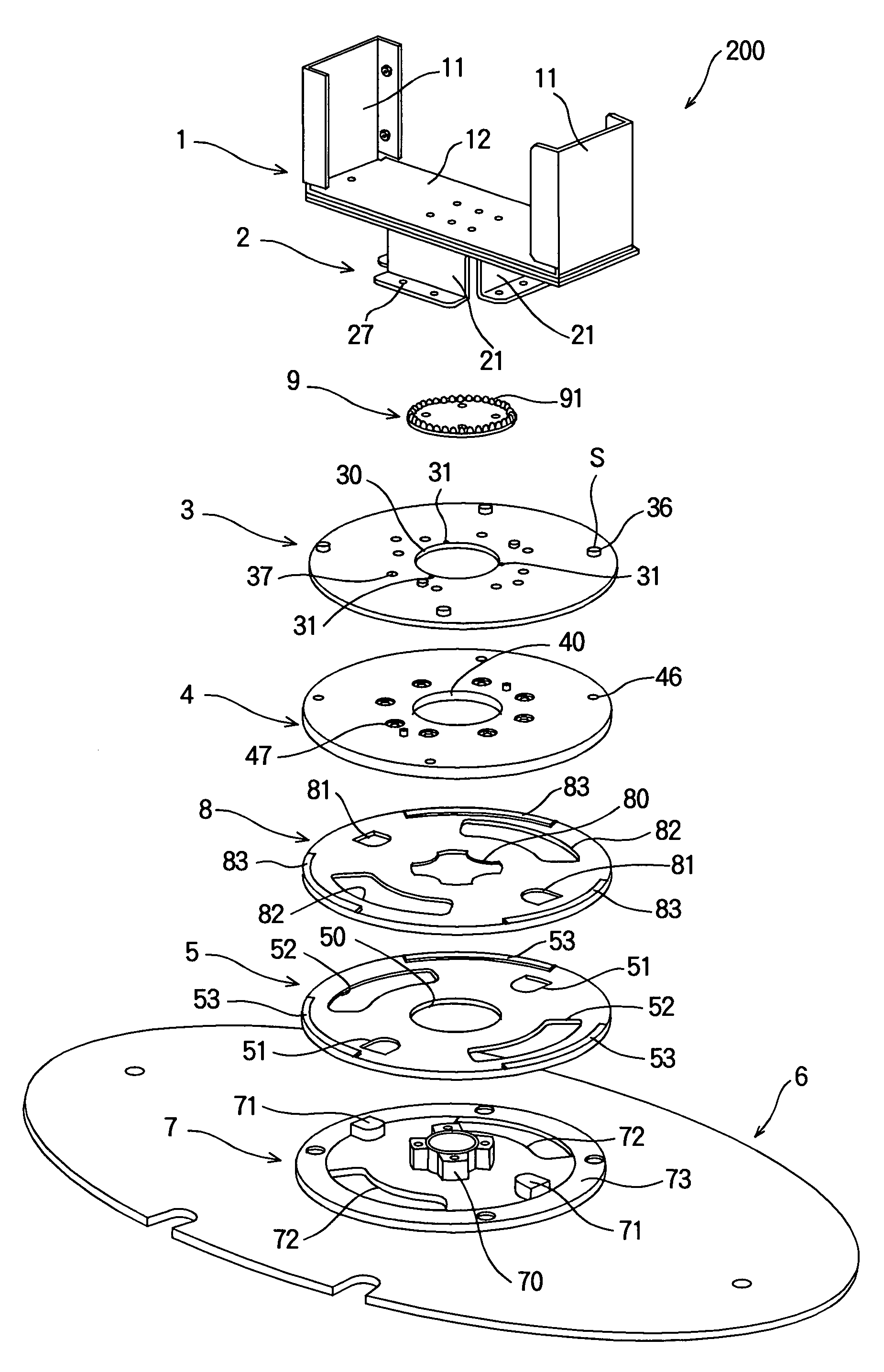 Turntable and display apparatus