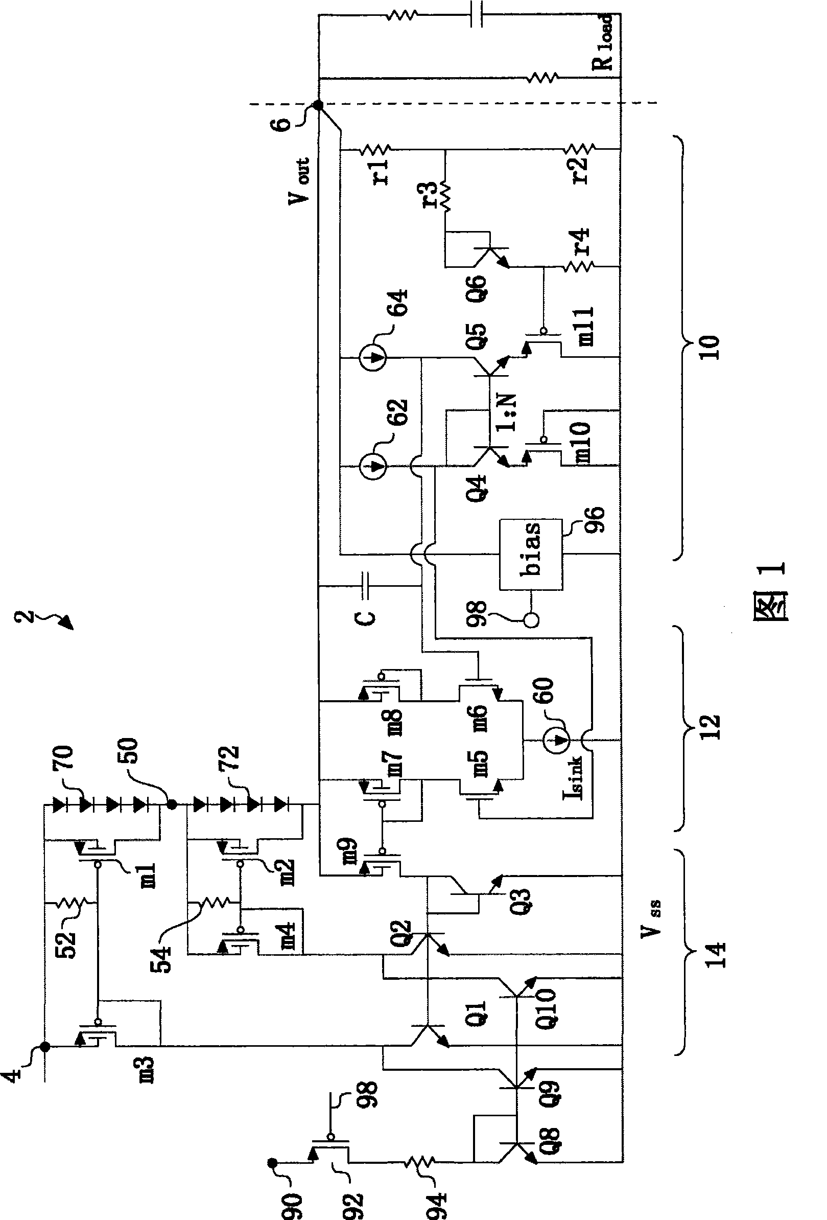 Low drop out voltage regulator