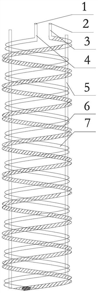 A kind of spiral liquid nitrogen freezer and method