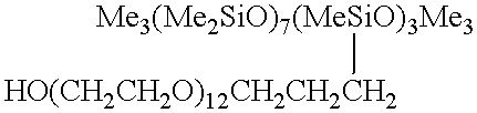 Continuous hydrosilylation method for production of a modified liquid organosilicon compound