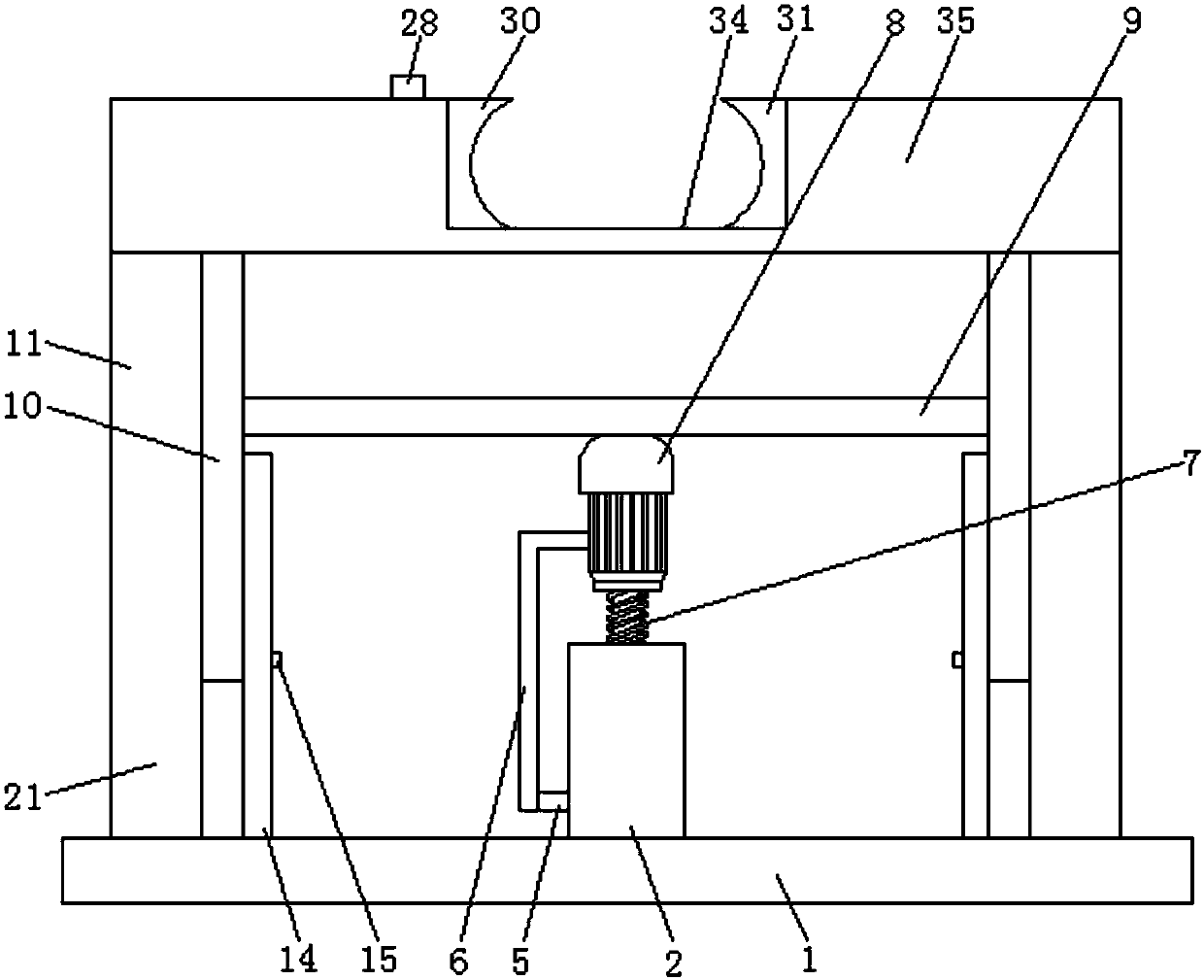 Pipe rack with adjustment function