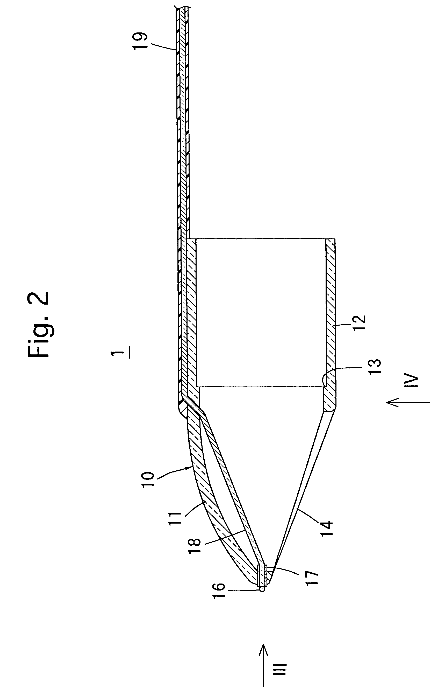 Endoscopic high-frequency knife