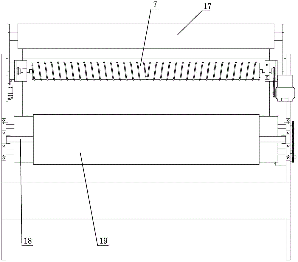 A kind of unwinding device linked with host and its installation method