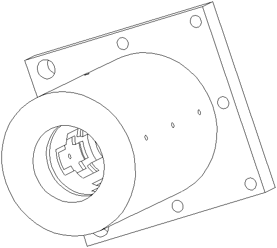 Servo hydraulic cylinder static pressure seal guiding sleeve with double cross-shaped cavities