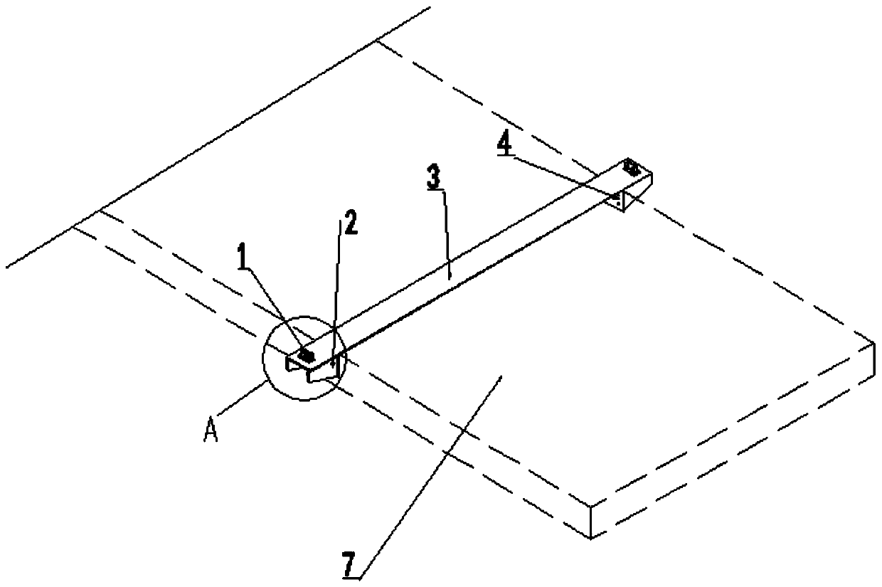 Transporting and fixing method for modular house