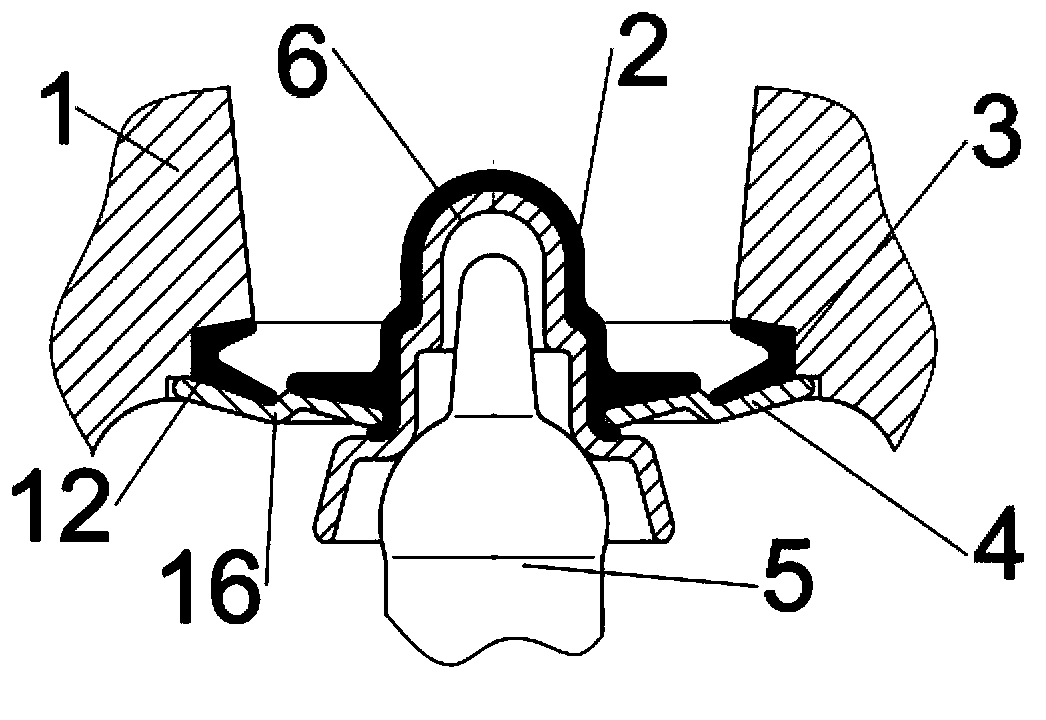 Elastically-sealed automatic sprinkler head