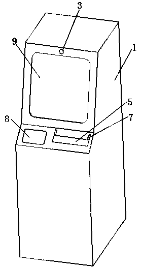 Plug-in recognition facial and identity recognition integrated machine