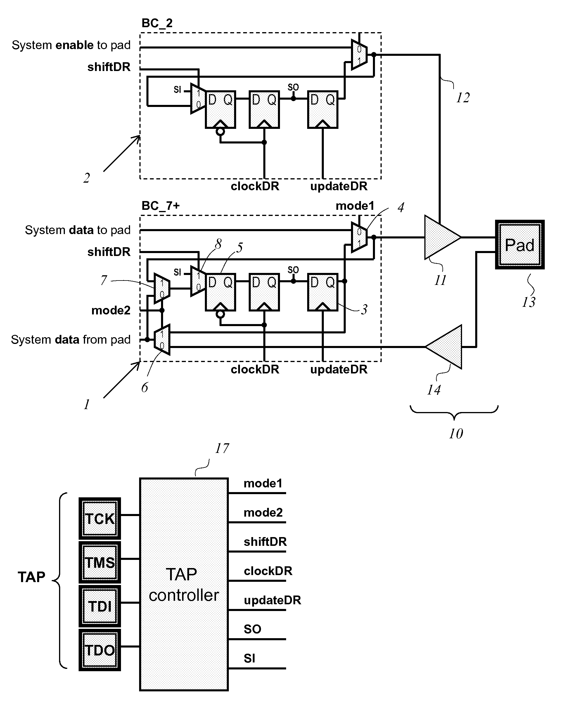 Circuit and Method for Measuring Delays between Edges of Signals of a Circuit