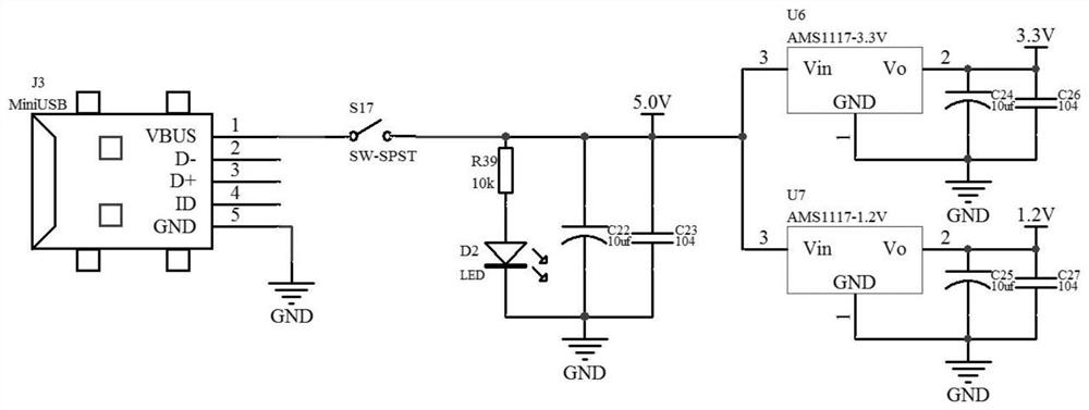 Portable digital chip automatic test system and working method thereof