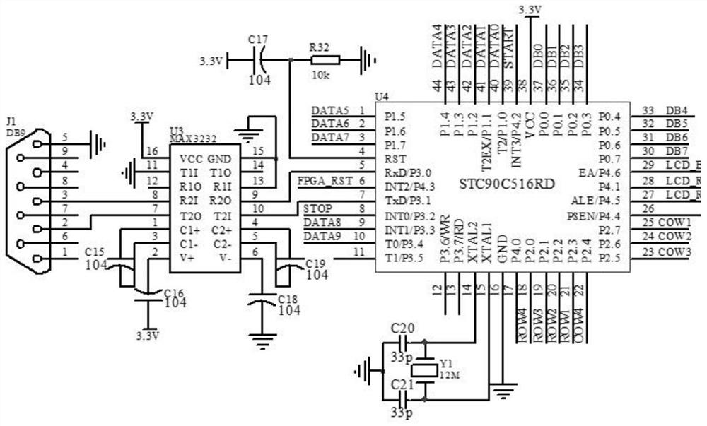 Portable digital chip automatic test system and working method thereof