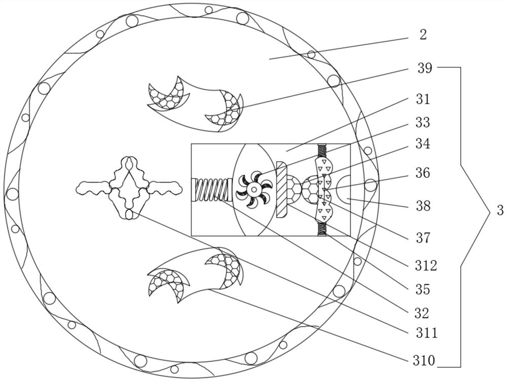 Stall adjusting device of raw material stirrer for electronic product processing