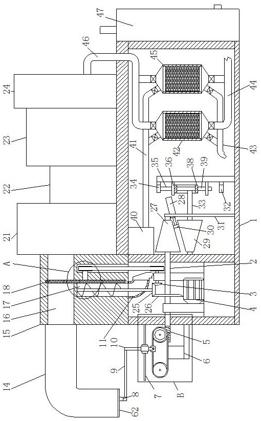 Combined type air disinfection station