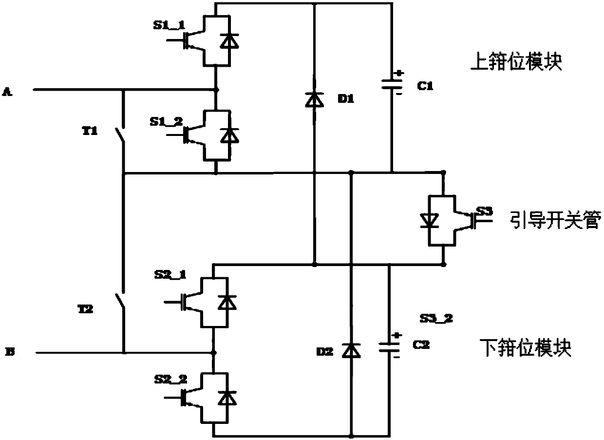 Topological structure of double-clamping subunit and converter