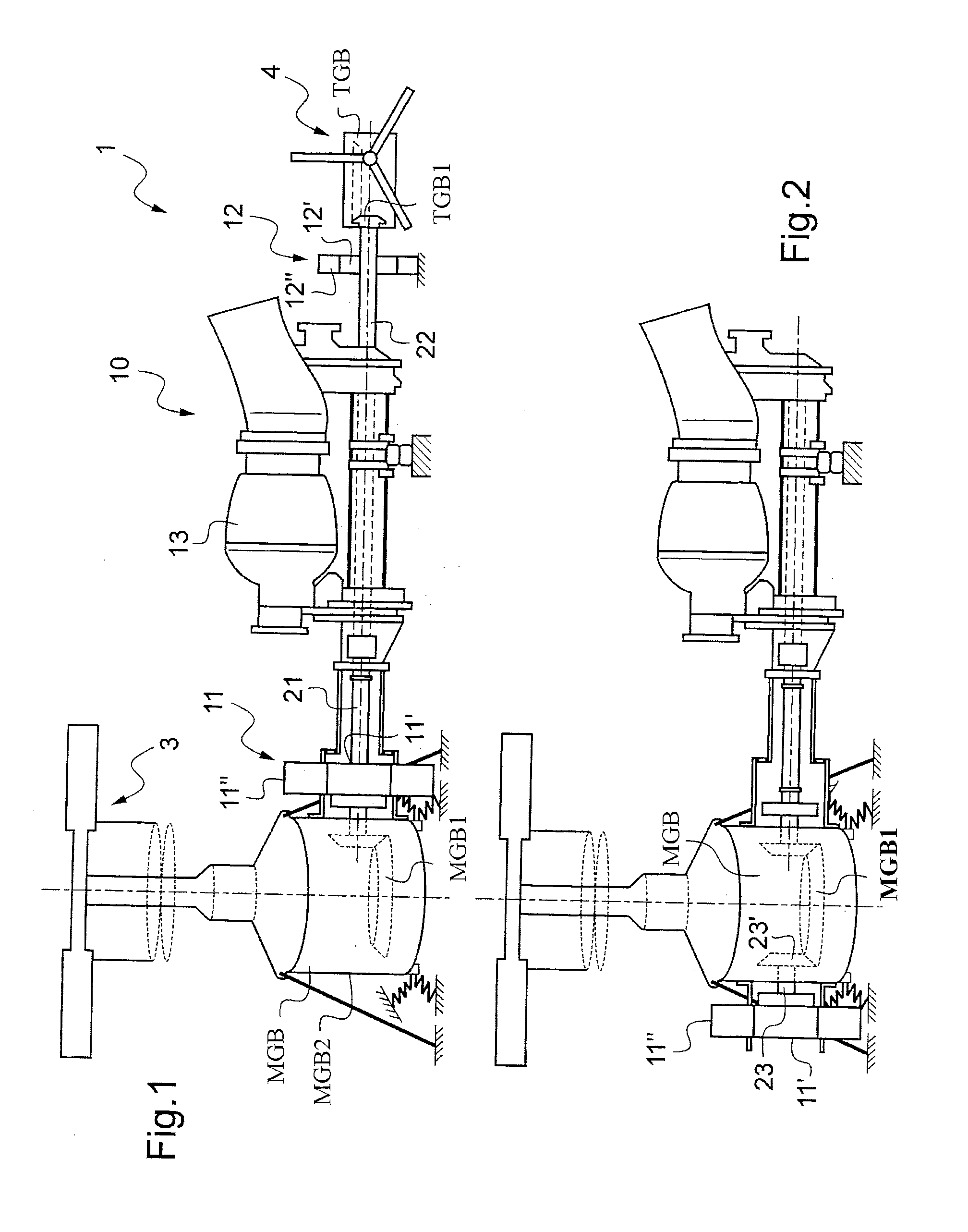 Power plant, a helicopter including such a power plant, and a method implemented by said power plant