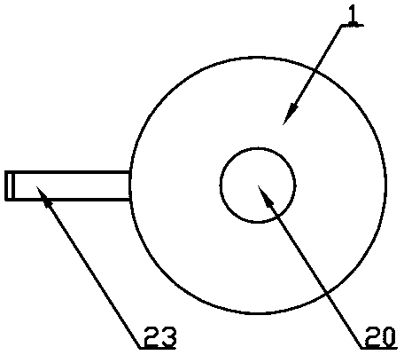 Measurer for measuring femoral offset in orthopedic operation