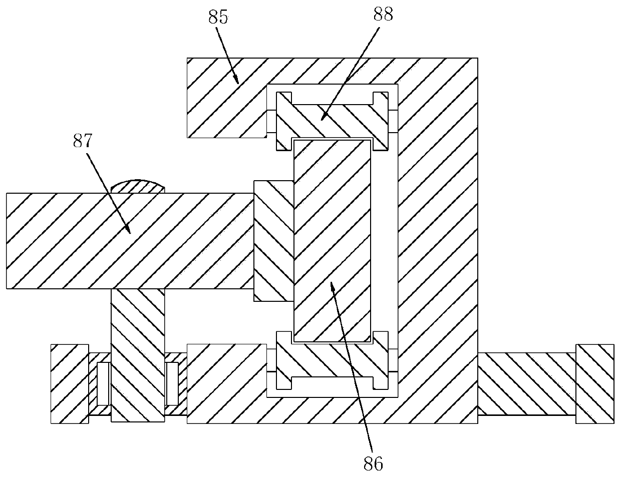 Assembly type building prefabricated steel structure connecting and positioning machine and construction method