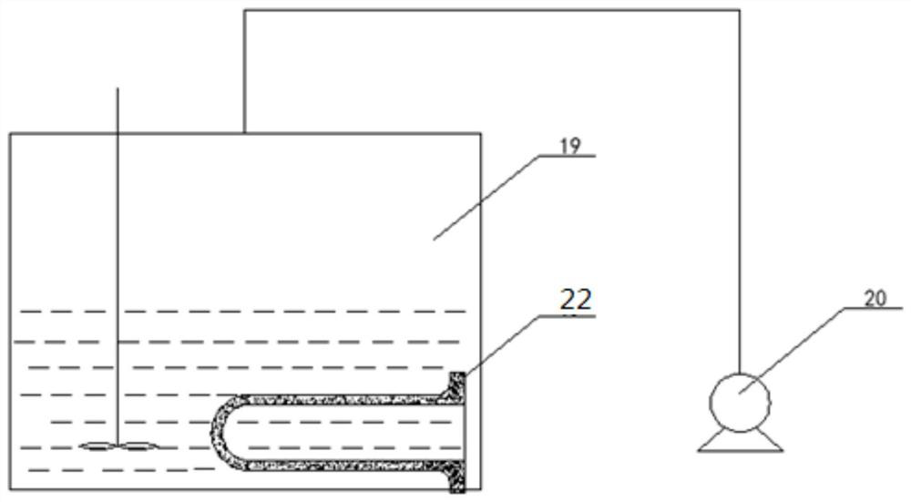 Ceramic fiber filter tube, preparation method and pressurized suction molding device