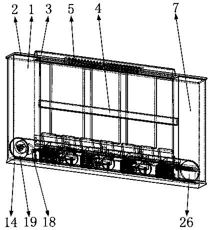 Windproof observation deck for municipal engineering