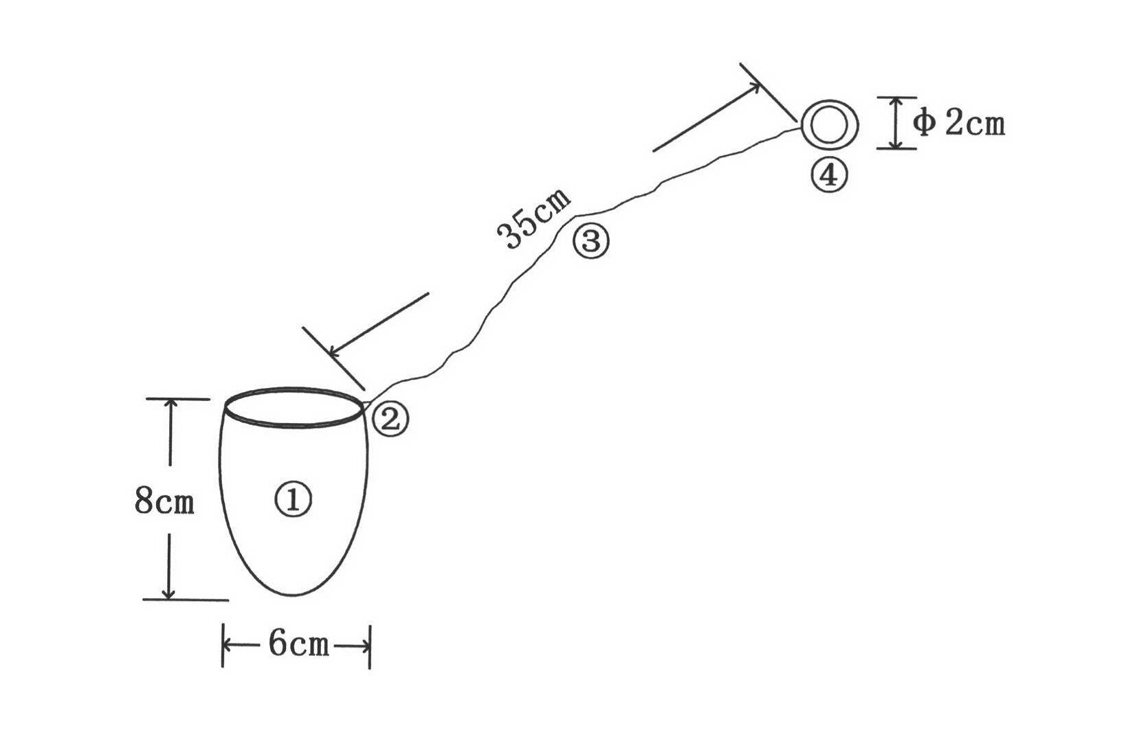 Specimen extraction bag for laparoscope operation