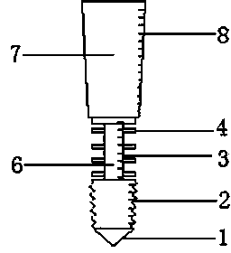 End part thread five-pointed-star-shaped variable-section prefabricated pipe pile and construction method thereof