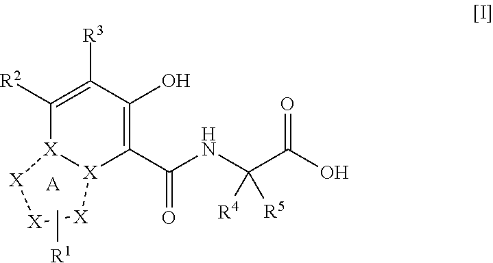 Triazolopyridine compound, and action thereof as prolyl hydroxylase inhibitor or erythropoietin production-inducing agent