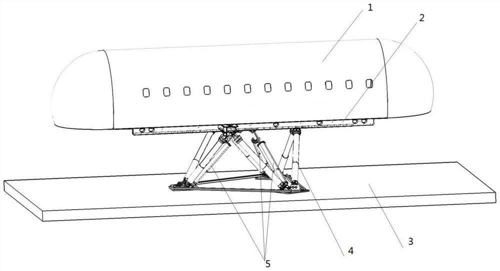 Pneumoelectric hybrid control method for six-degree-of-freedom simulator