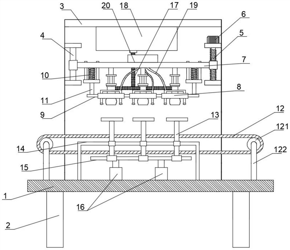 Device used for filling and liquid adding of barreled container