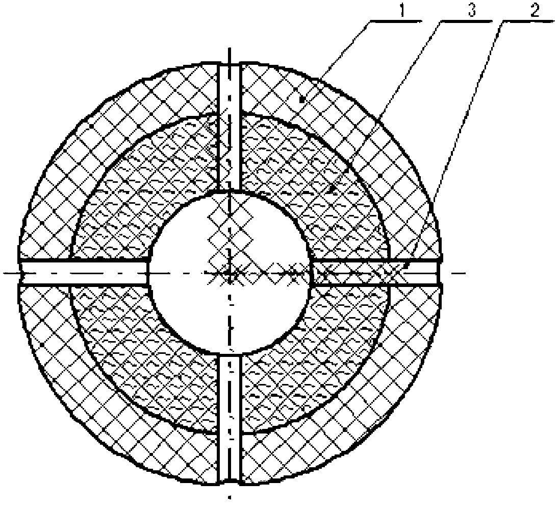 Combustion-heated heating ball