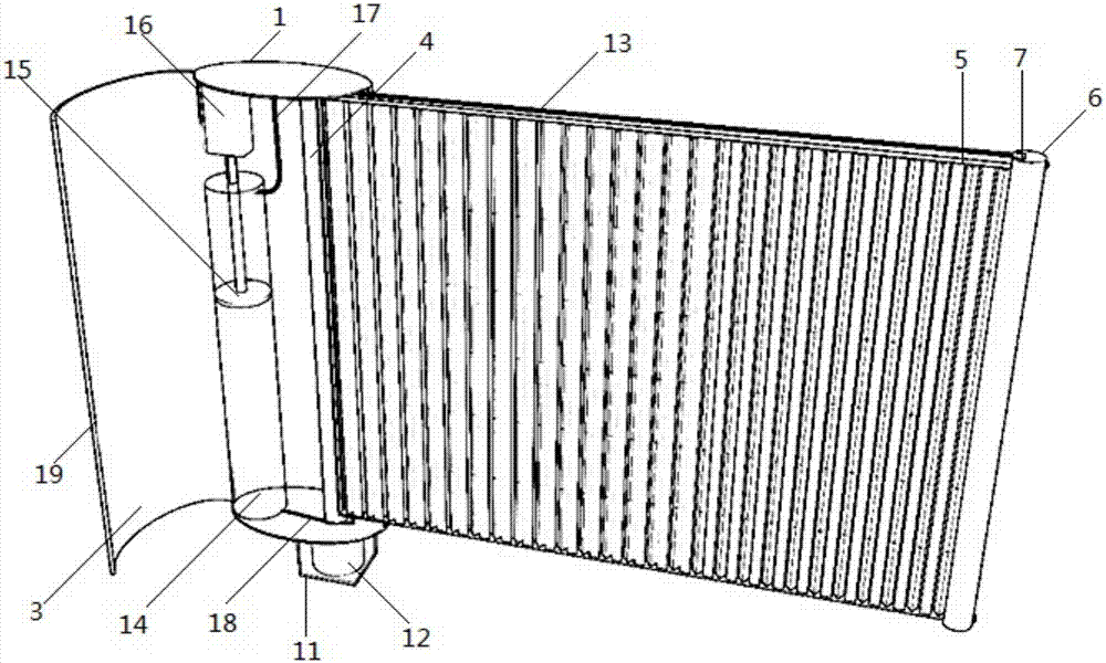 Intelligent household glass window