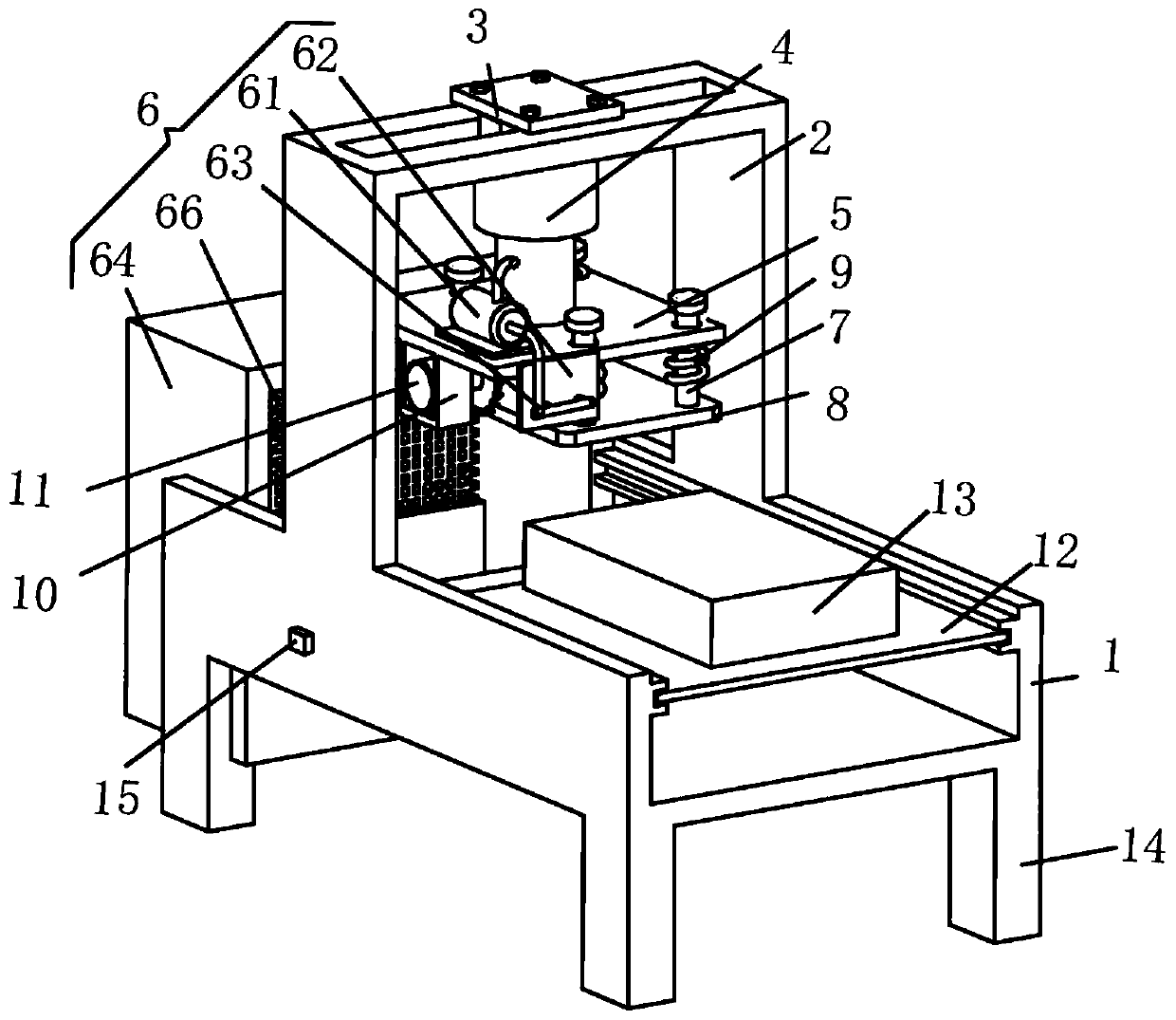 Silica gel key self-cleaning edge cutting device