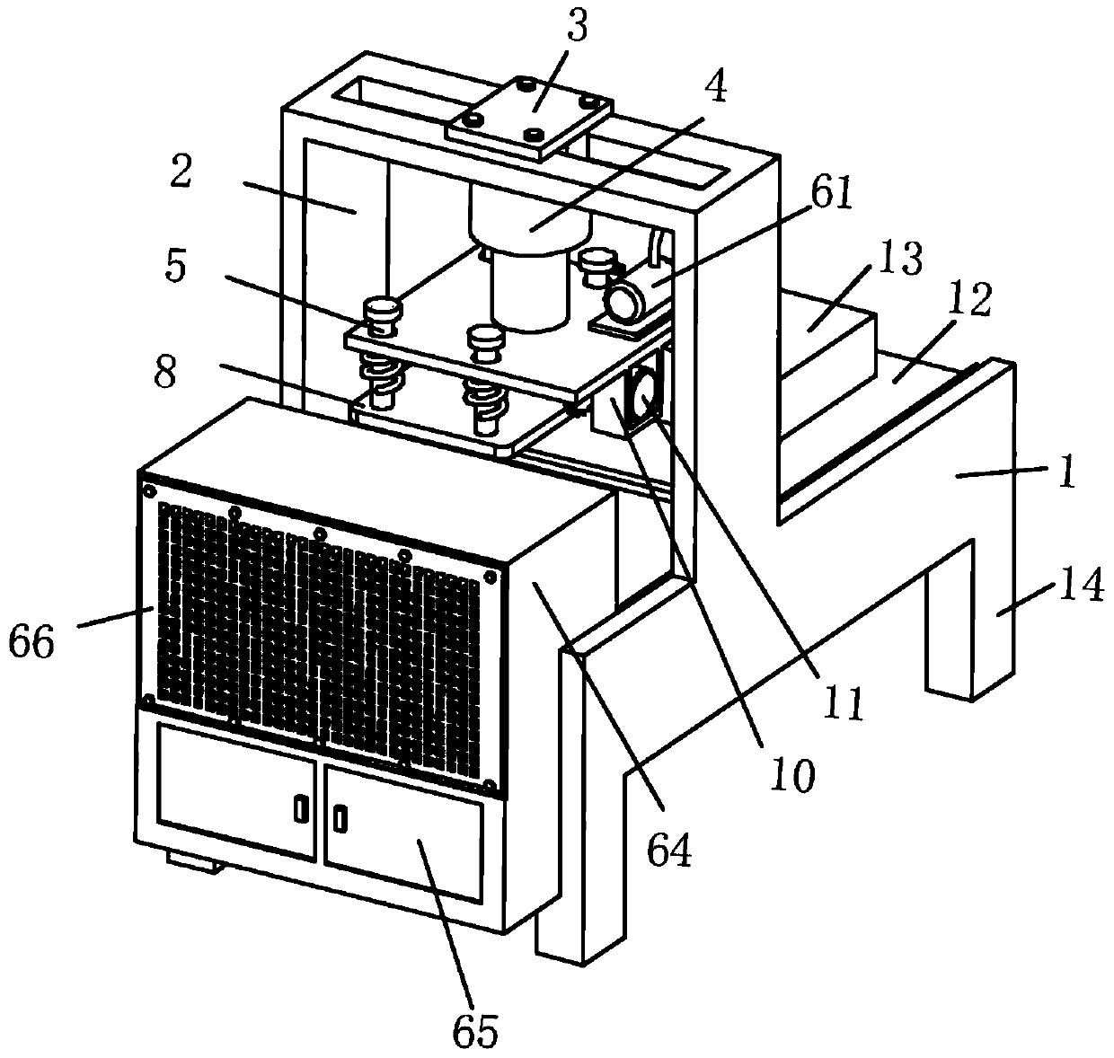 Silica gel key self-cleaning edge cutting device