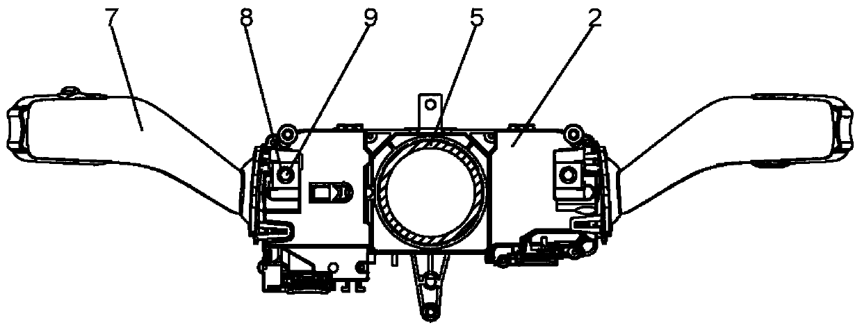 Combination switch with mounting support