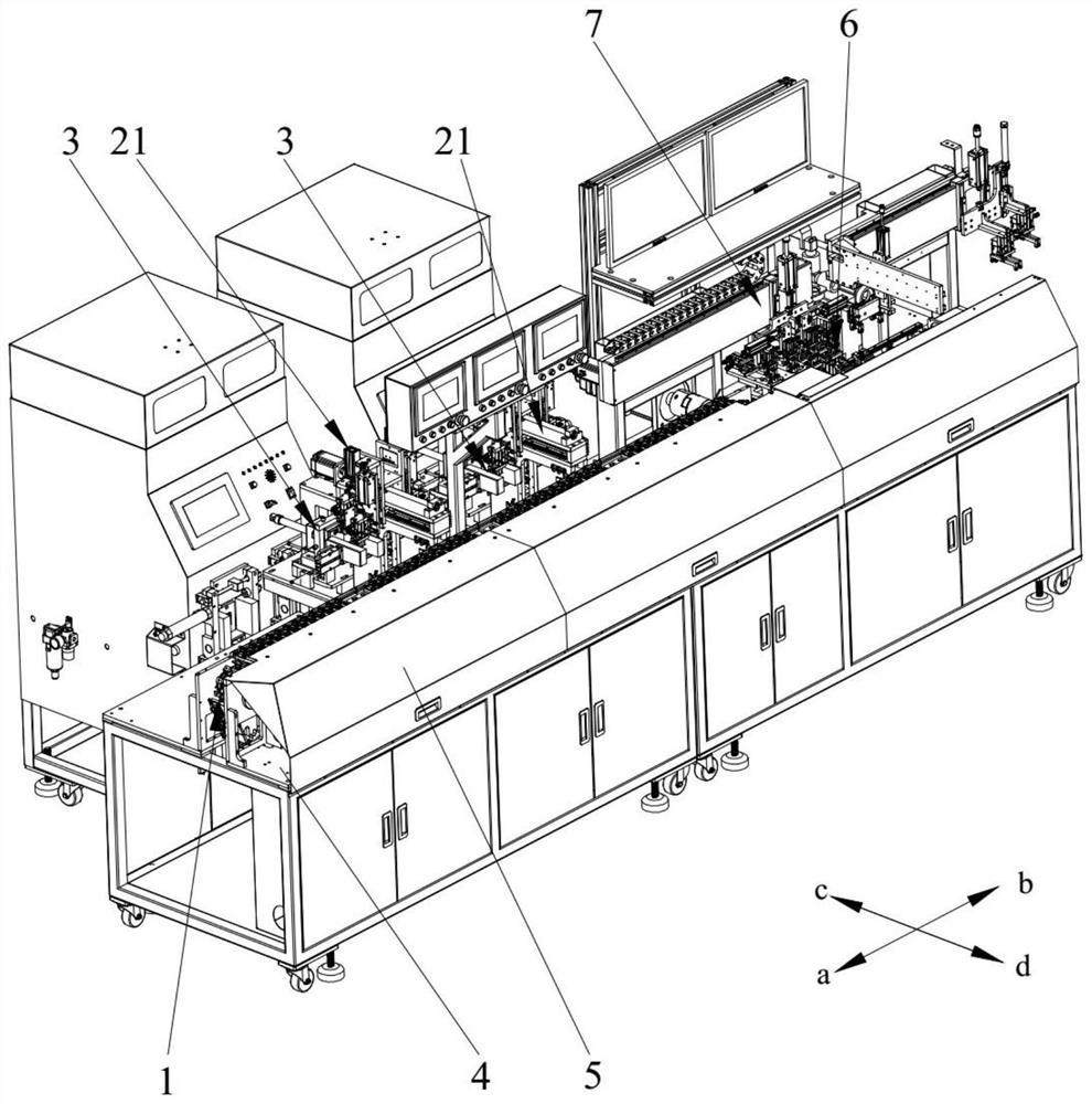 A power cord automatic test system