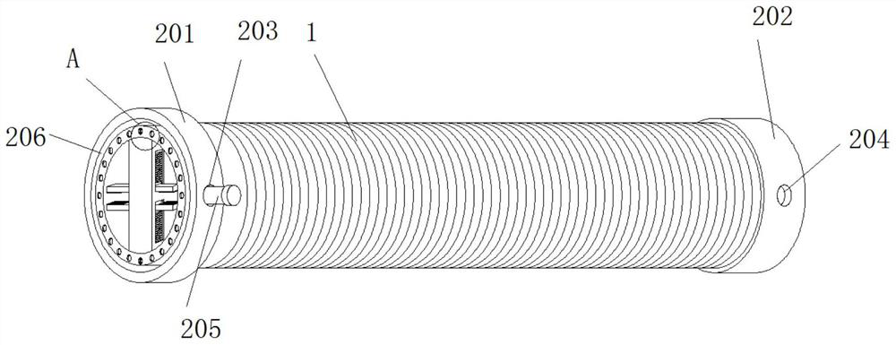 Heat tracing pipe convenient to discontinuously replace and mounting method thereof