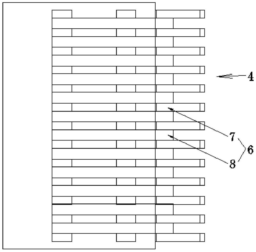 Circuit breaker arc extinguishing system for shrinking narrow slit type double-circulation airflow