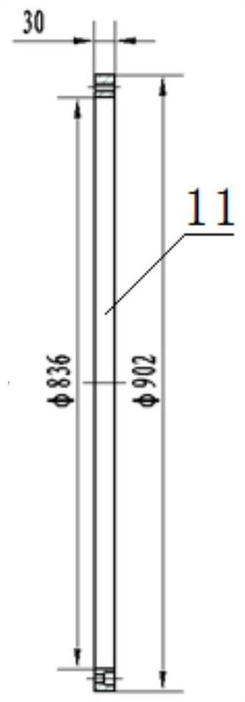 Manufacturing method of outer ring splicing block assembly