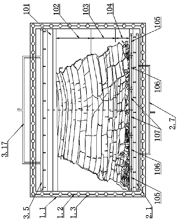 Visual simulation test system for gas-liquid two-phase countercurrent in abandoned mine goaf