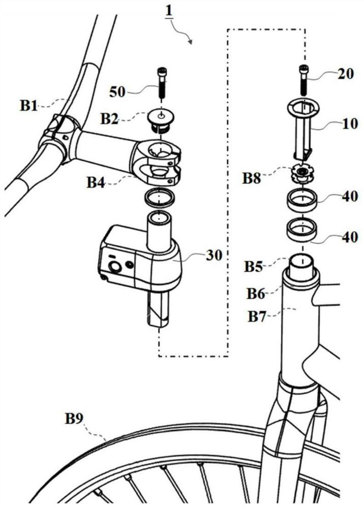 Hidden bicycle lock system and installation method thereof