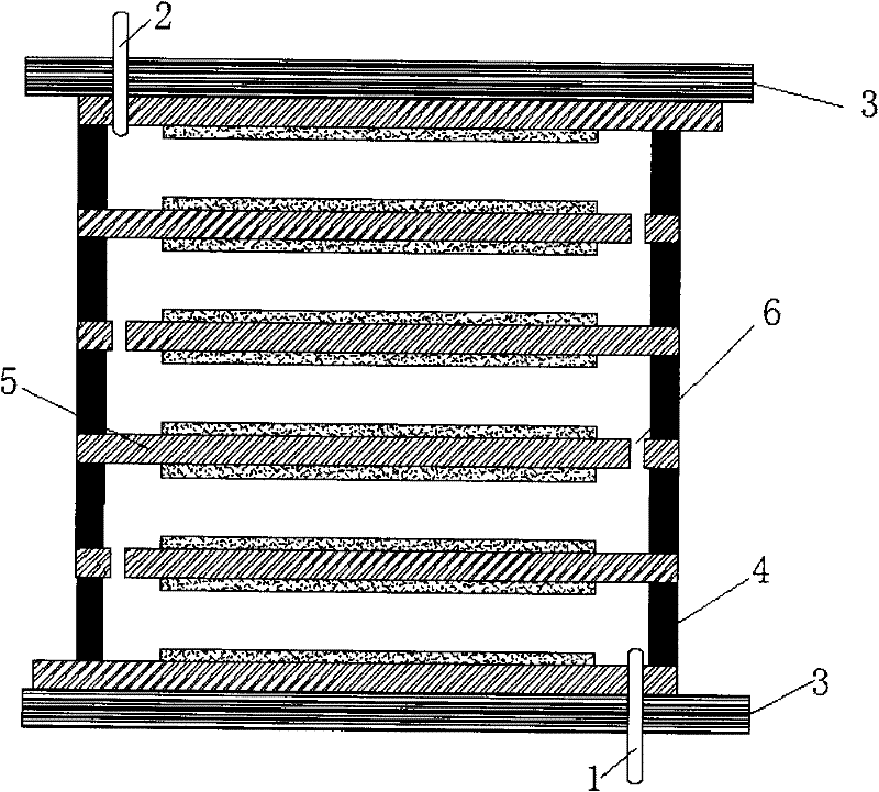 Electro adsorption water treatment module